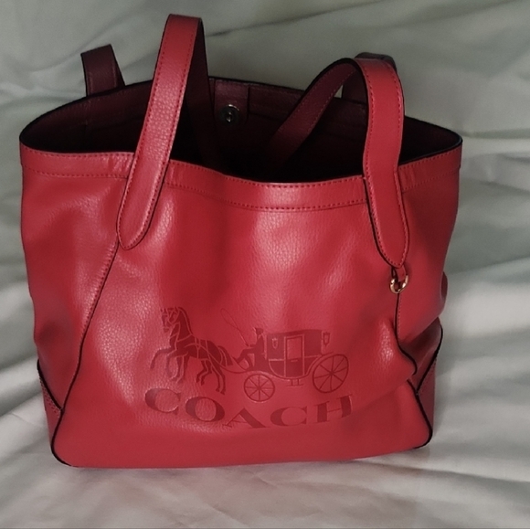 Coach Leather Horse and Carriage Tote - Picture 12 of 12